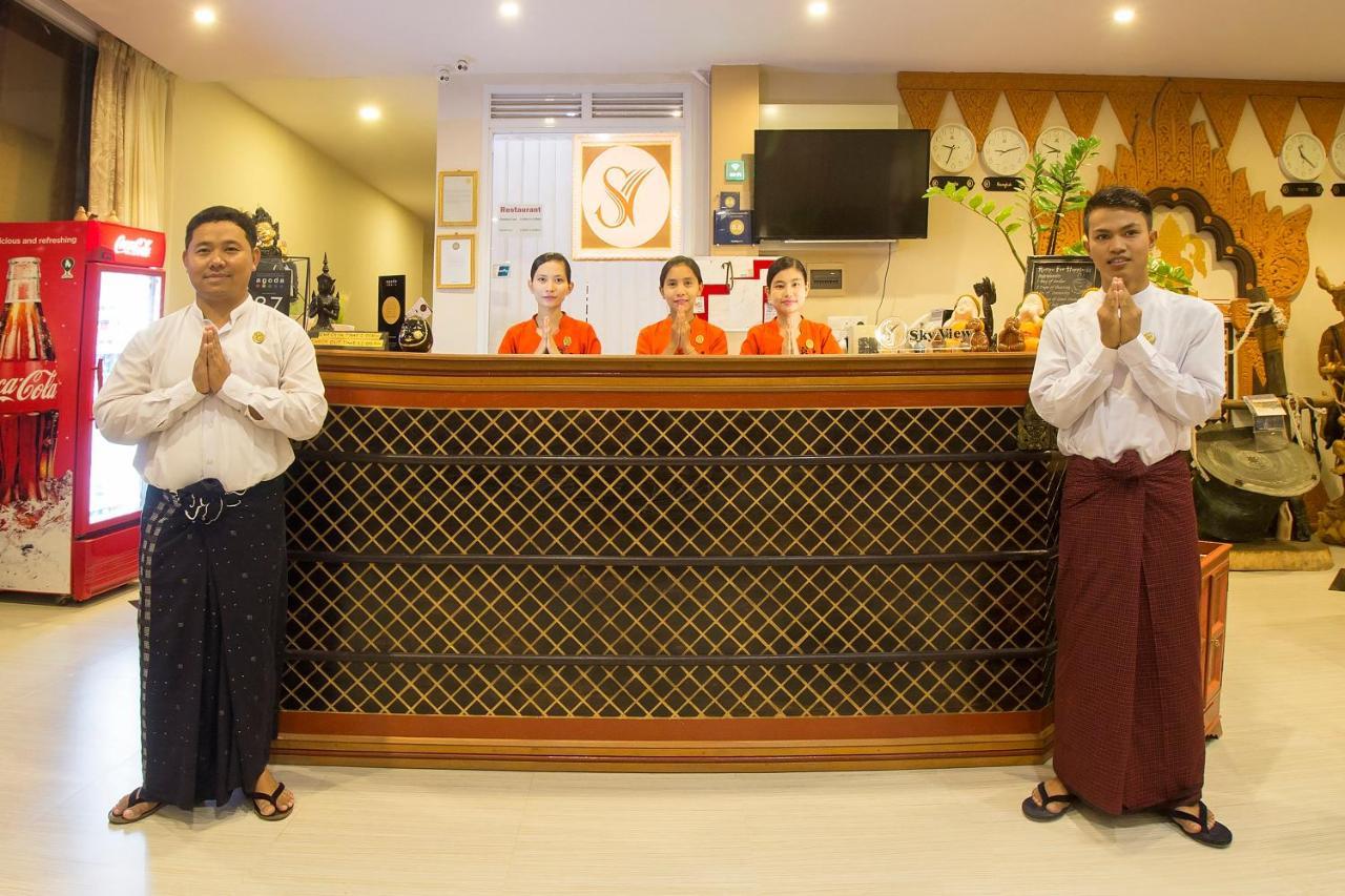 Sky View Hotel Bagan Bagian luar foto